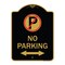 Signmission No Parking No Parking & Arrow Pointing Left & Right Heavy-Gauge Alum Sign, 18" x 24", BG-1824-23819 A-DES-BG-1824-23819 - alternate 1